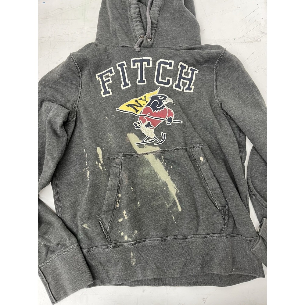 Abercrombie & Fitch bleach Vintage Y2K Muscle hoodie sweatshirt large